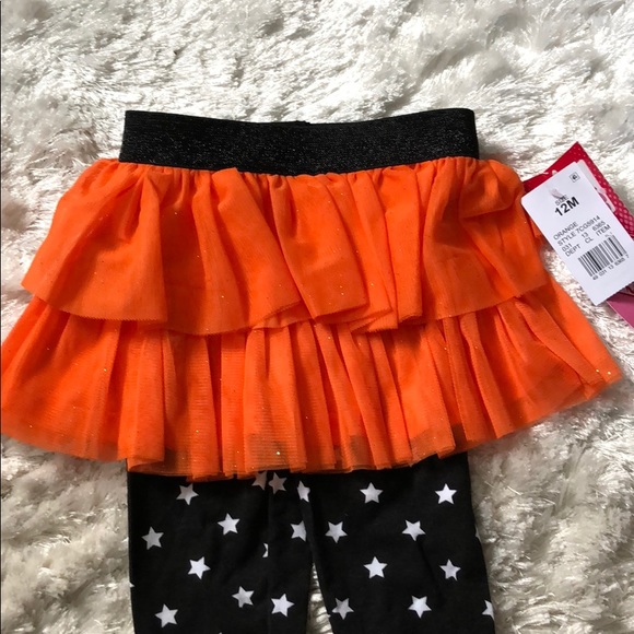 NWT 12 Month Girl’s Halloween Legging/Skirt Combo - Picture 2 of 5